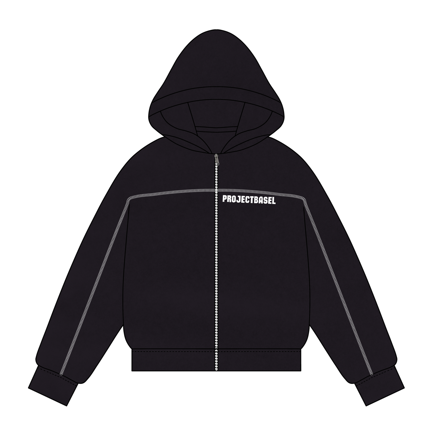 ZIP UP BLACK