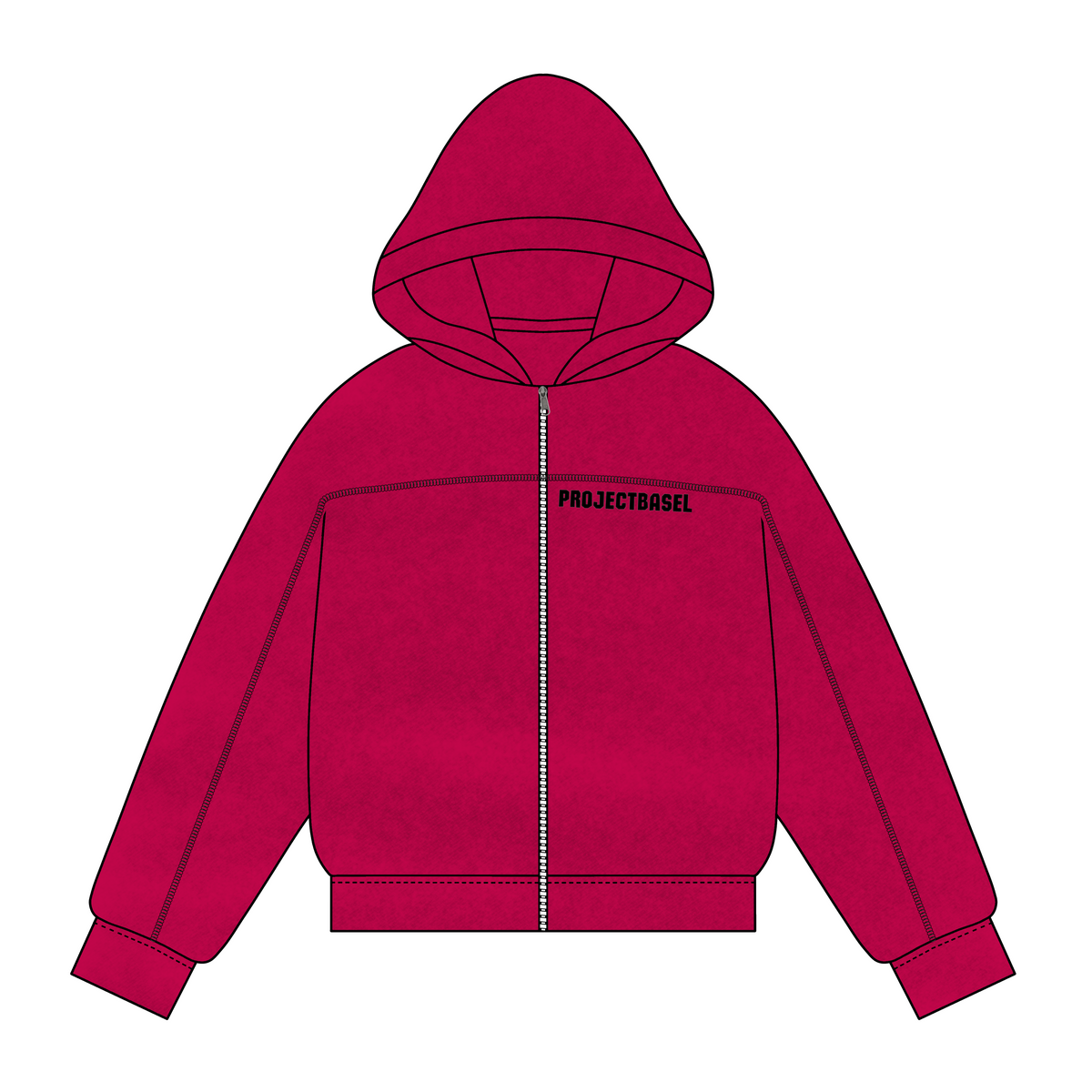 PINK ZIP-UP