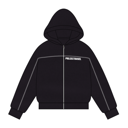 ZIP UP BLACK