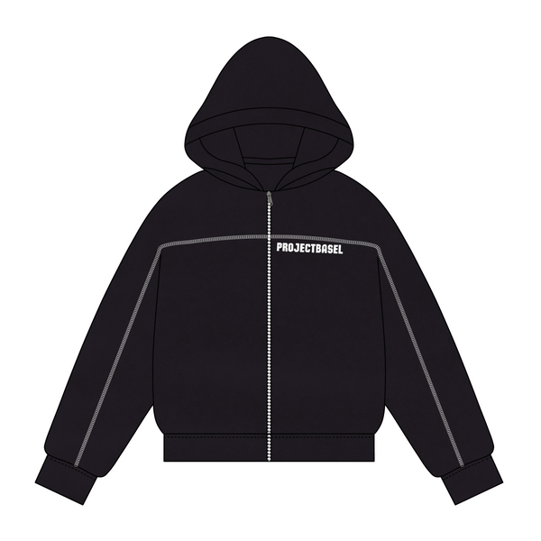 ZIP UP BLACK