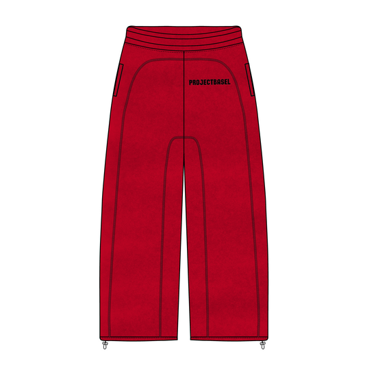 BLOOD RED JOGGERS